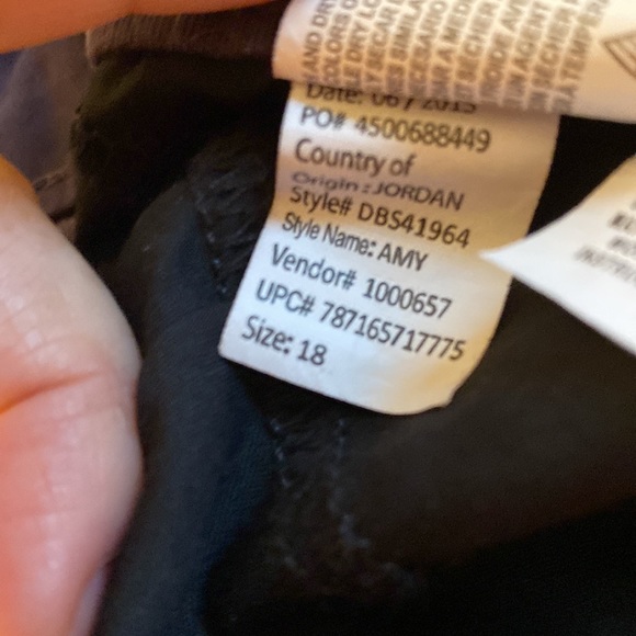 Bandolino Jeans Size 18 Amy Straight Leg 5 pockets pants - Picture 9 of 11